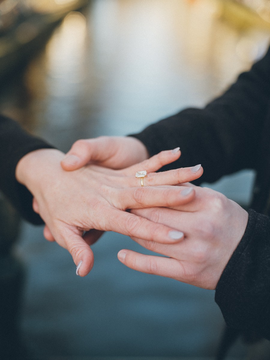 Timeless Amsterdam Engagement Photographs by Professional
