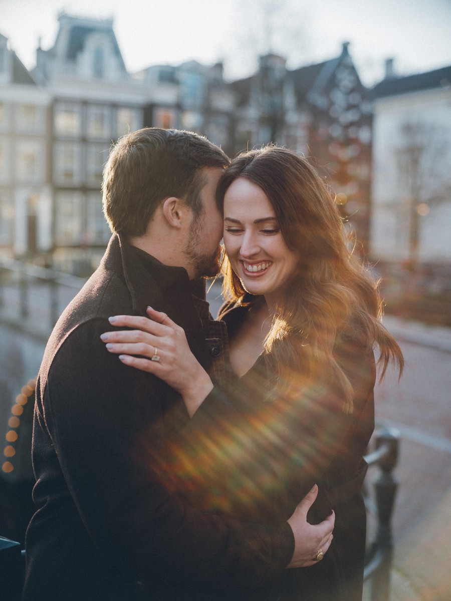Professional Amsterdam Engagement Photo Session in Autumn
