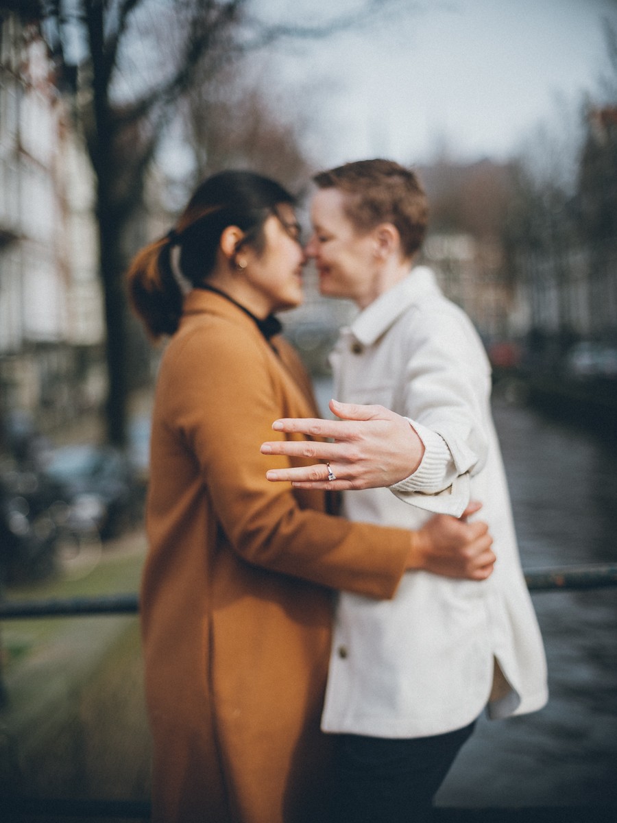 Creative Lesbian Surprise Proposal Photography