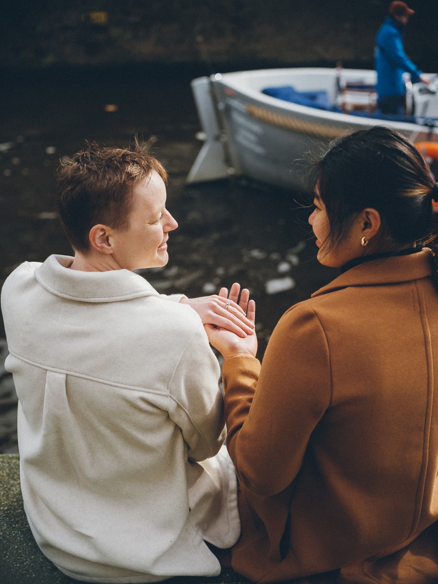 Vivid Same-Sex Surprise Proposal Photos in Amsterdam