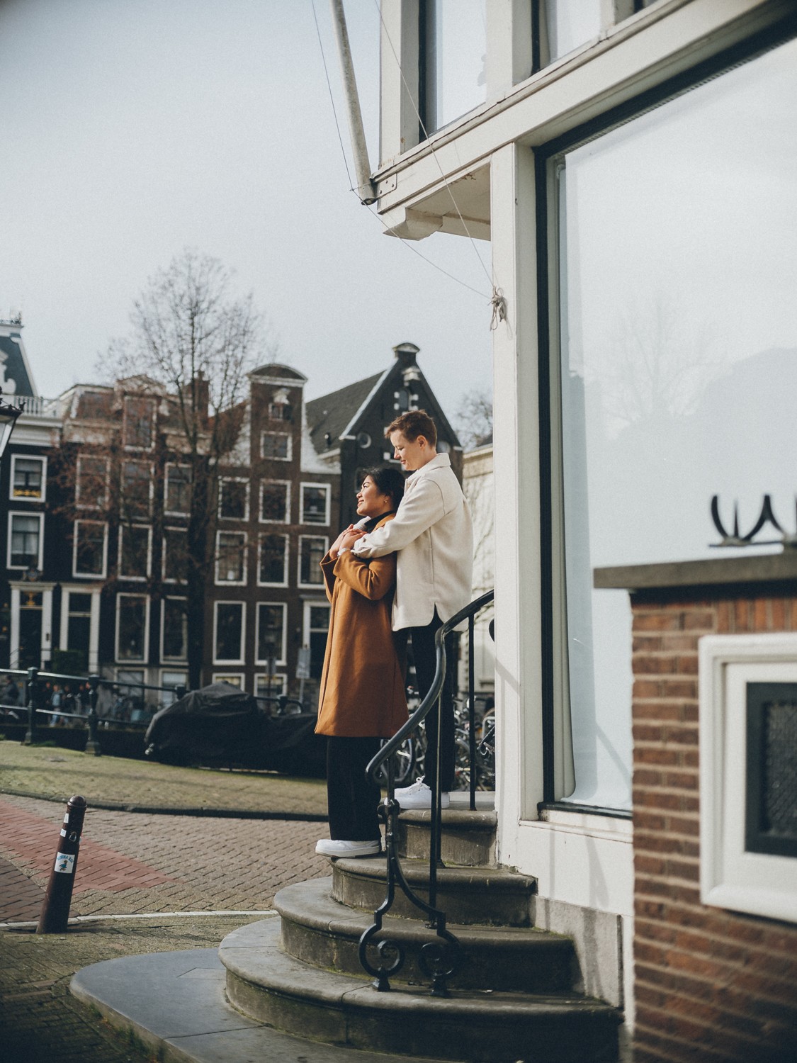 Queer Couple Portrait Session in Amsterdam