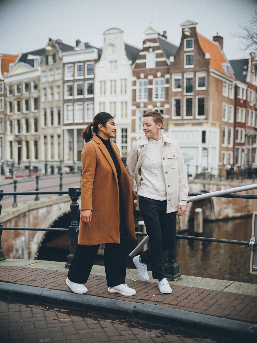 Elegant Lesbian Surprise Proposal Photography