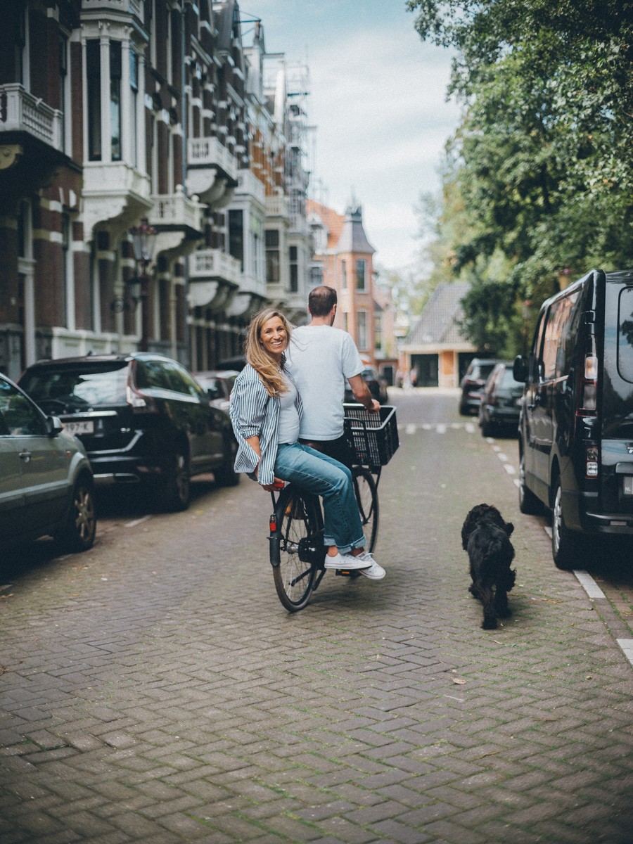 Outdoor Maternity Photoshoot with Dog in Utrecht