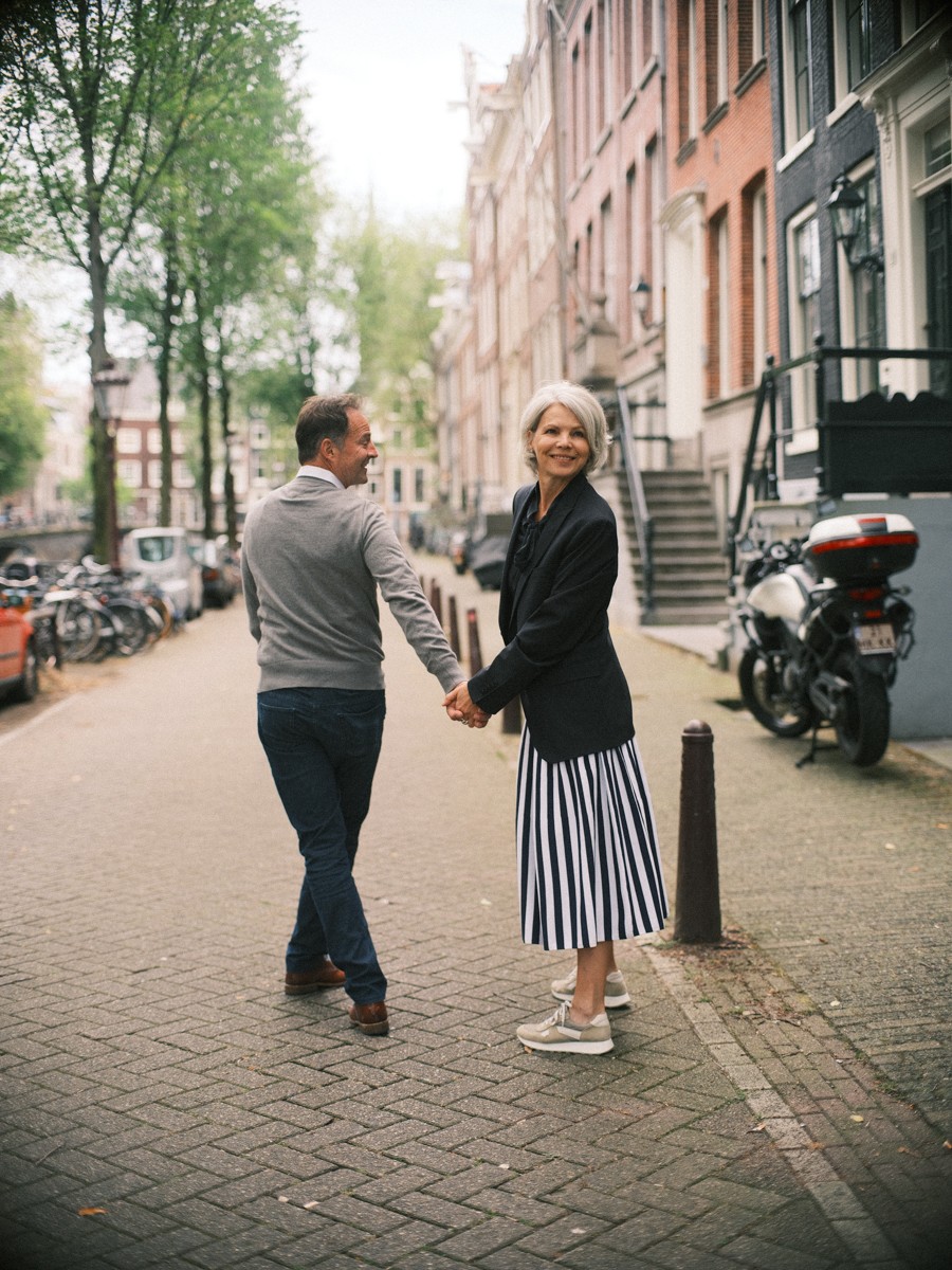 Couple Portraits in Amsterdam with Cinematic Photographer