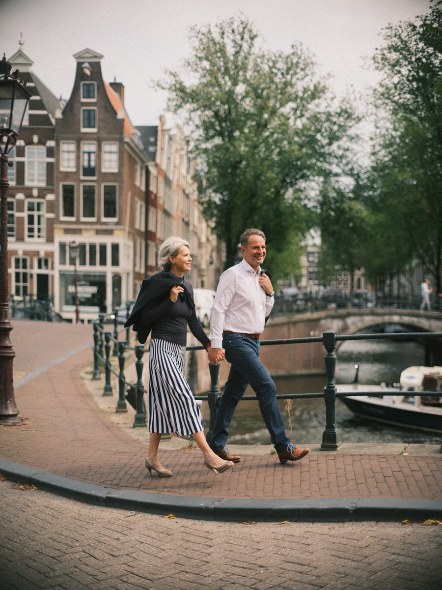 Couple Portraits at the Most Beautiful Places in Amsterdam