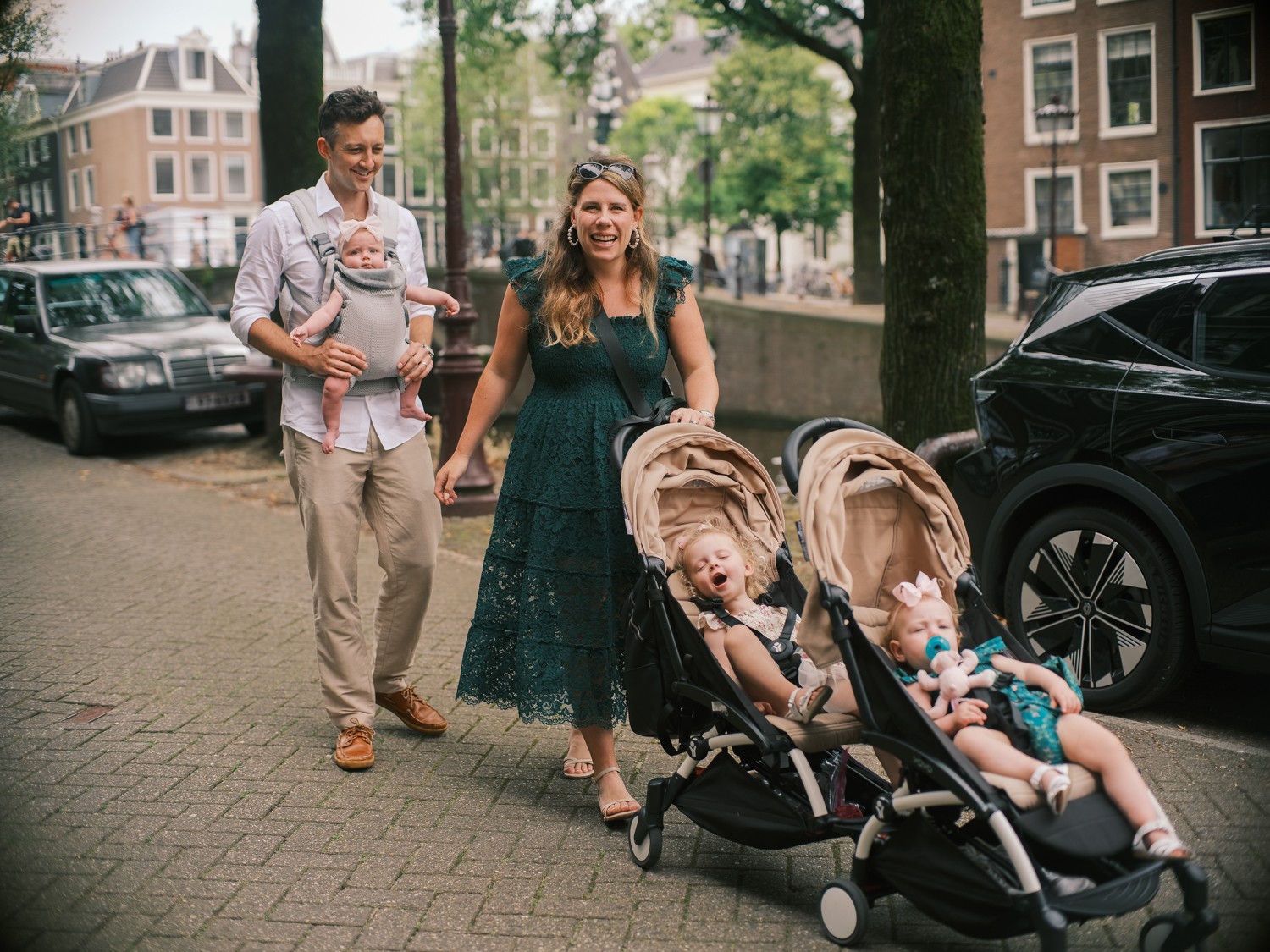Unstaged American Family Photoshoot in Amsterdam