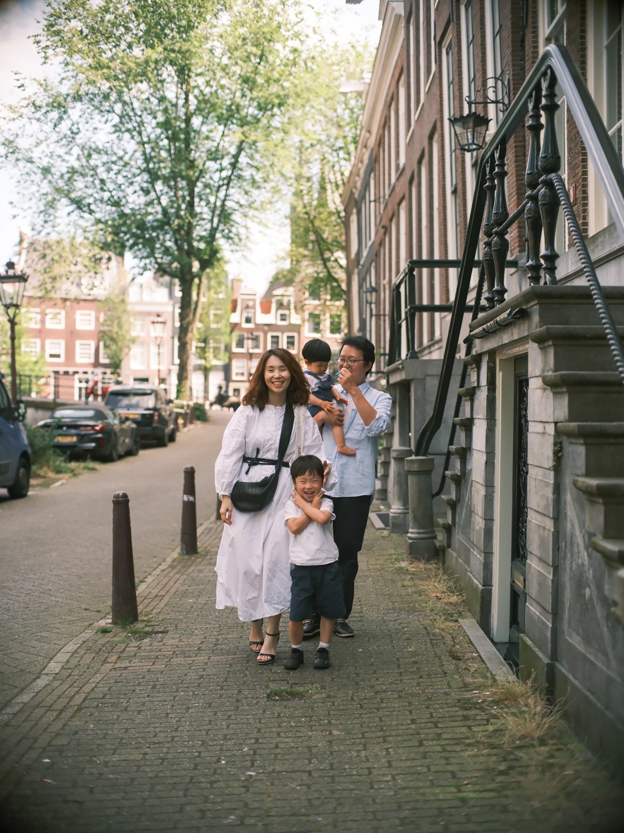 Fun Korean Family Photoreportage Amsterdam