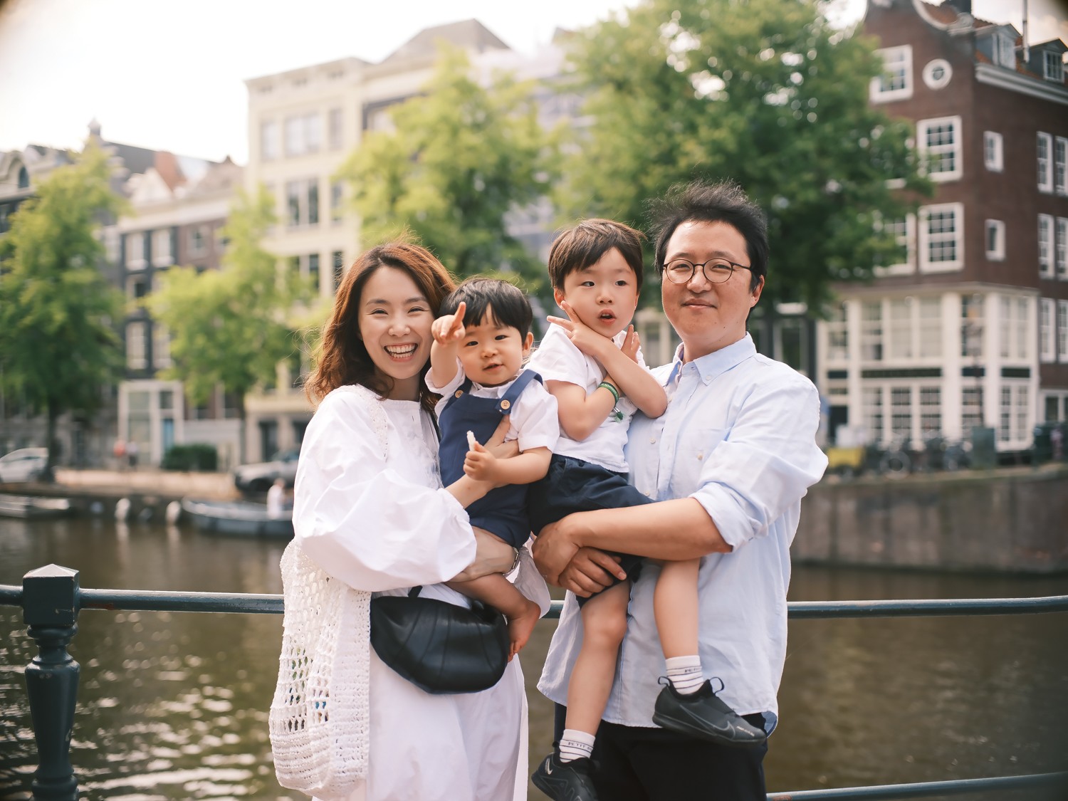 Professional Korean Family Photography in Amsterdam