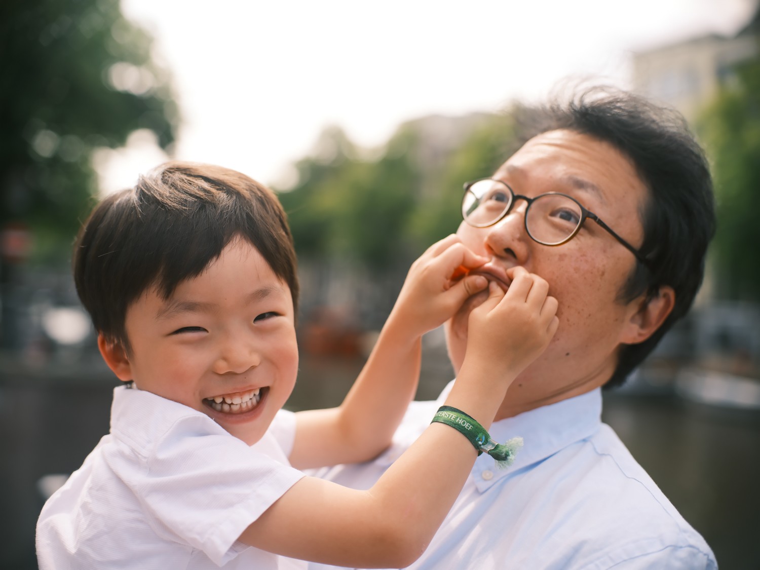 Candid Korean Family Portraits Amsterdam City Center