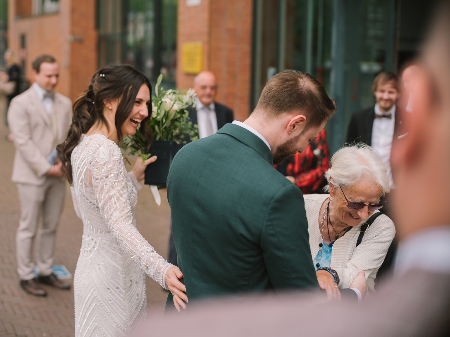 Vibrant Wedding Portraits Amsterdam City Hall