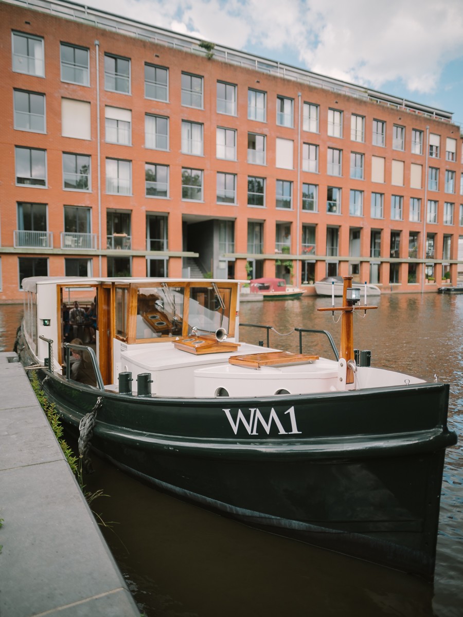 Wedding Photography Session Amsterdam Boat