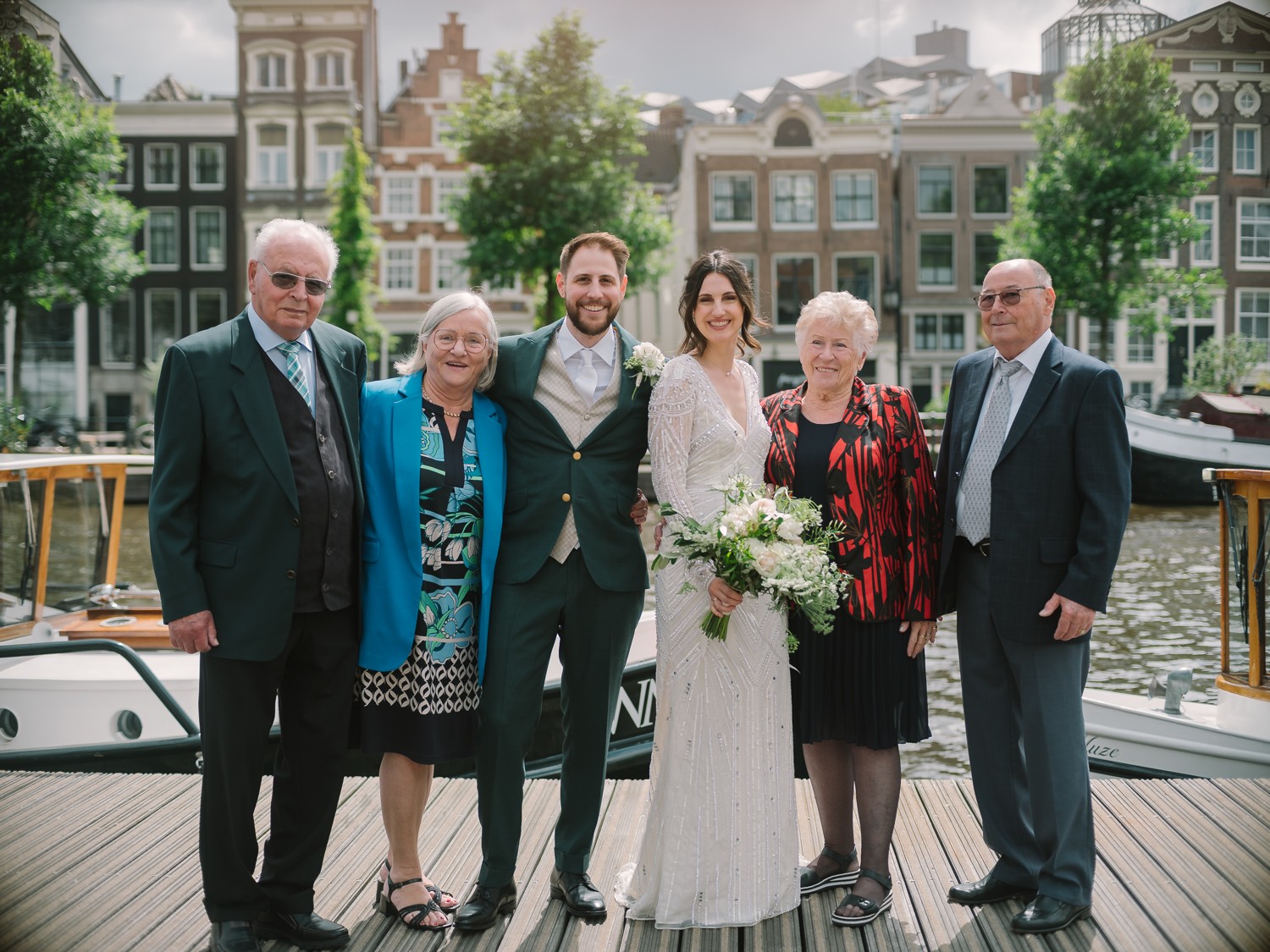 Intimate Wedding Photography Amsterdam Canals