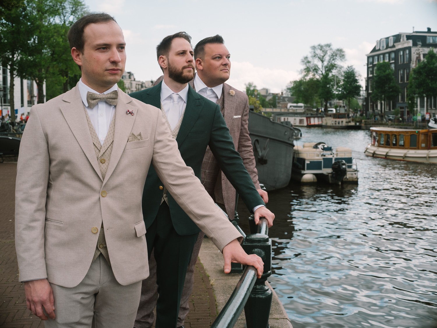Timeless Wedding Photoreportage Amsterdam Canals