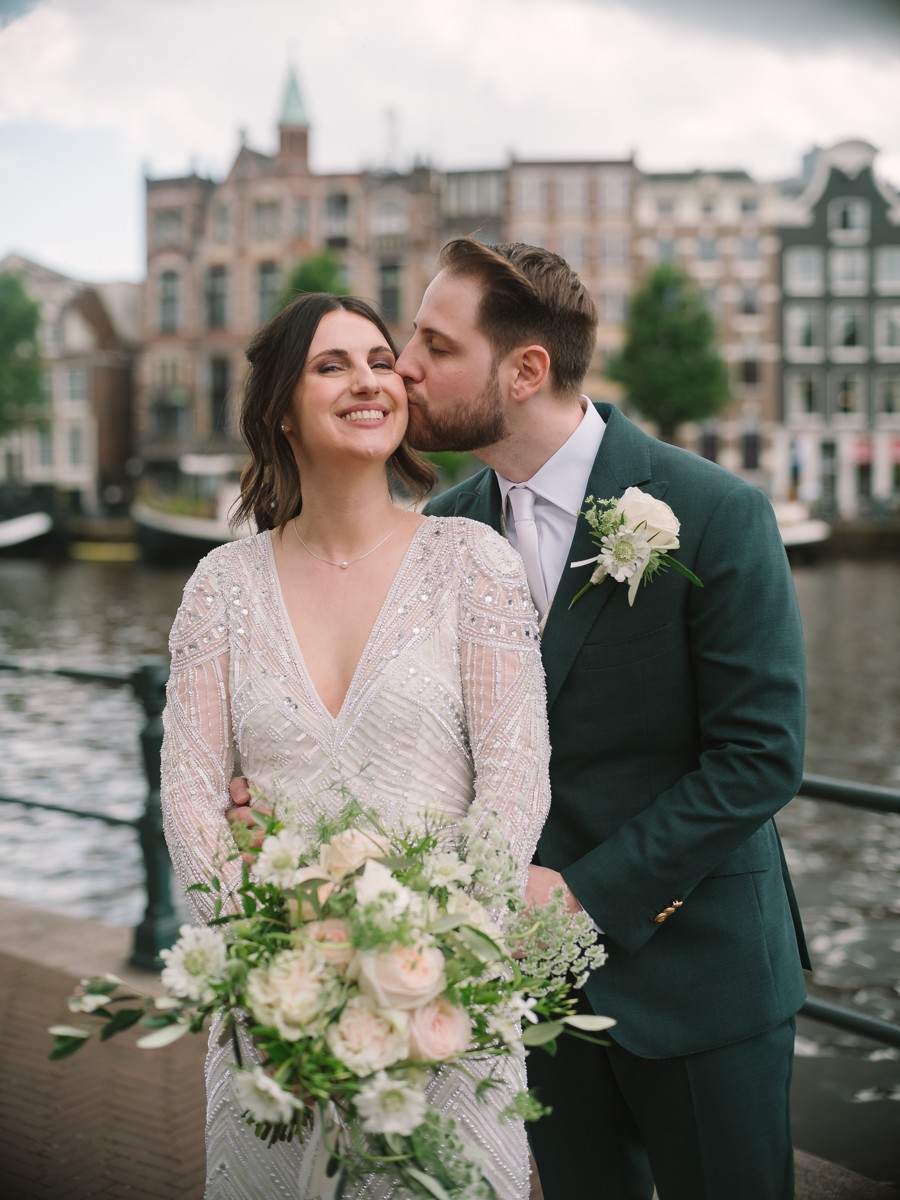 Intimate Wedding Photoshoot Amsterdam Canals