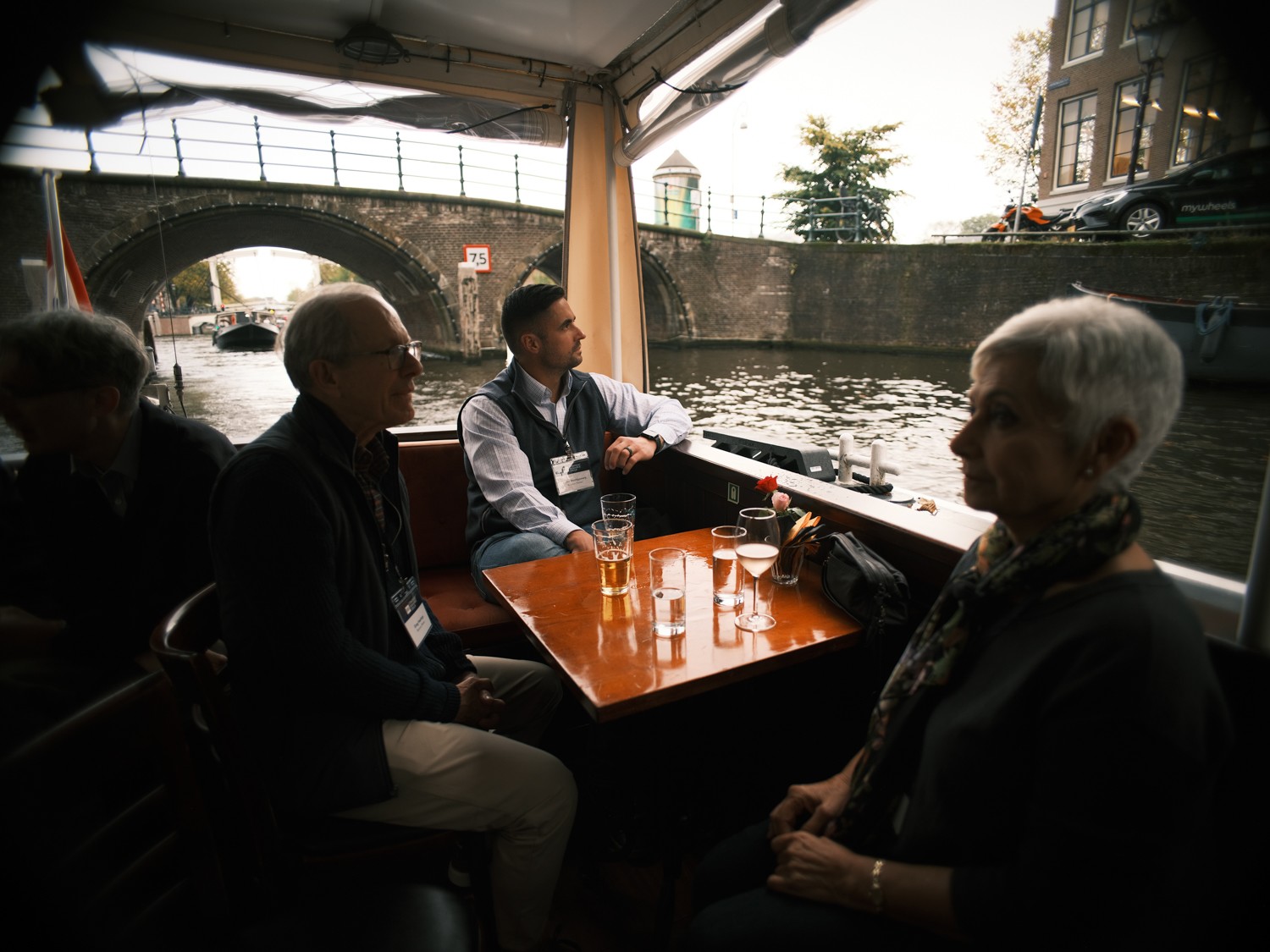 Company Outing Photos on a Canal Boat