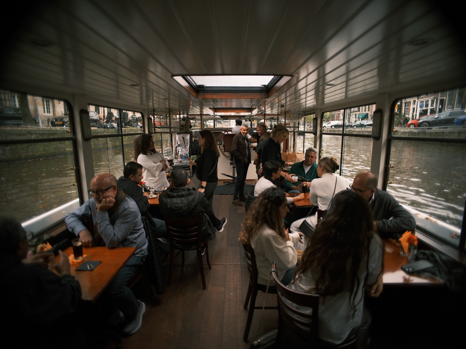 Compelling Business Event Photography on a Canal Boat