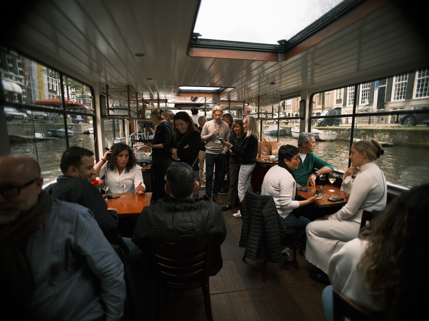 Corporate Event Photoshoot on Amsterdam Canals