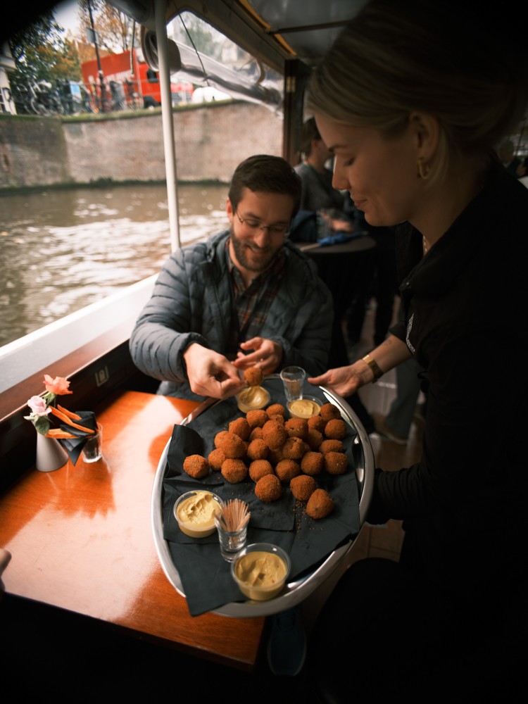 Business Event Pictures on Canal Boat in Amsterdam
