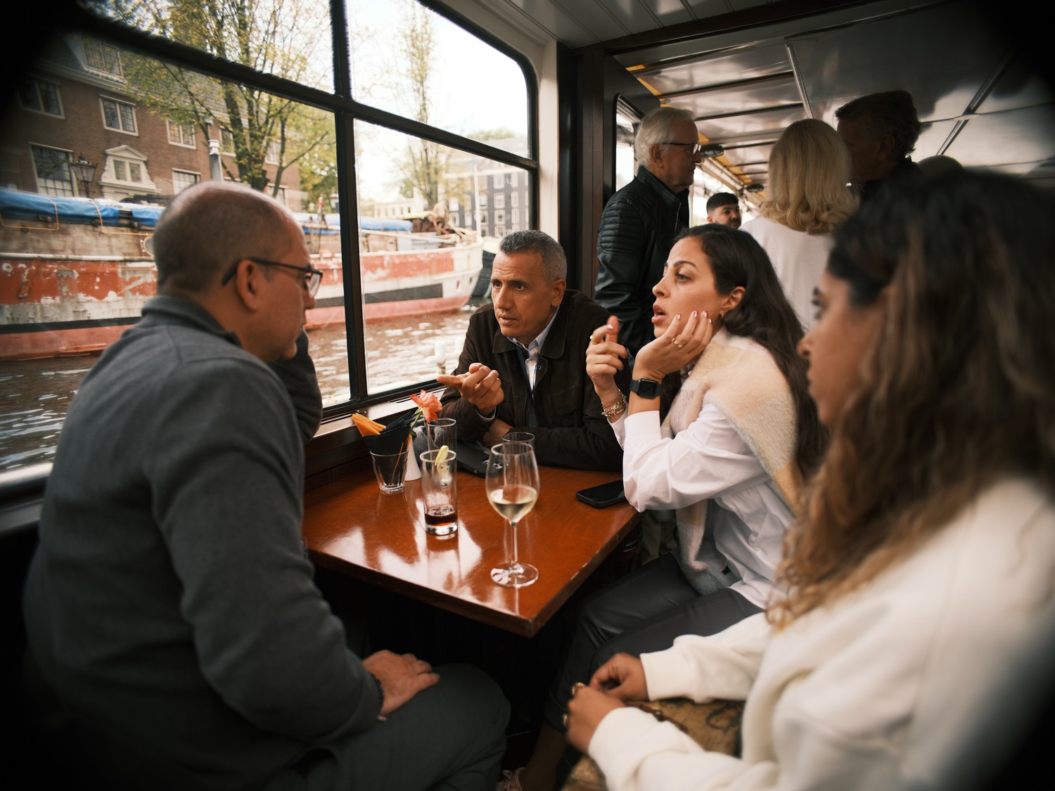 Business Event Photographer Canal Cruise in Amsterdam