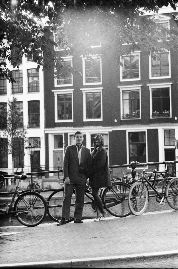 Black and White Film Photographer Amsterdam Canals