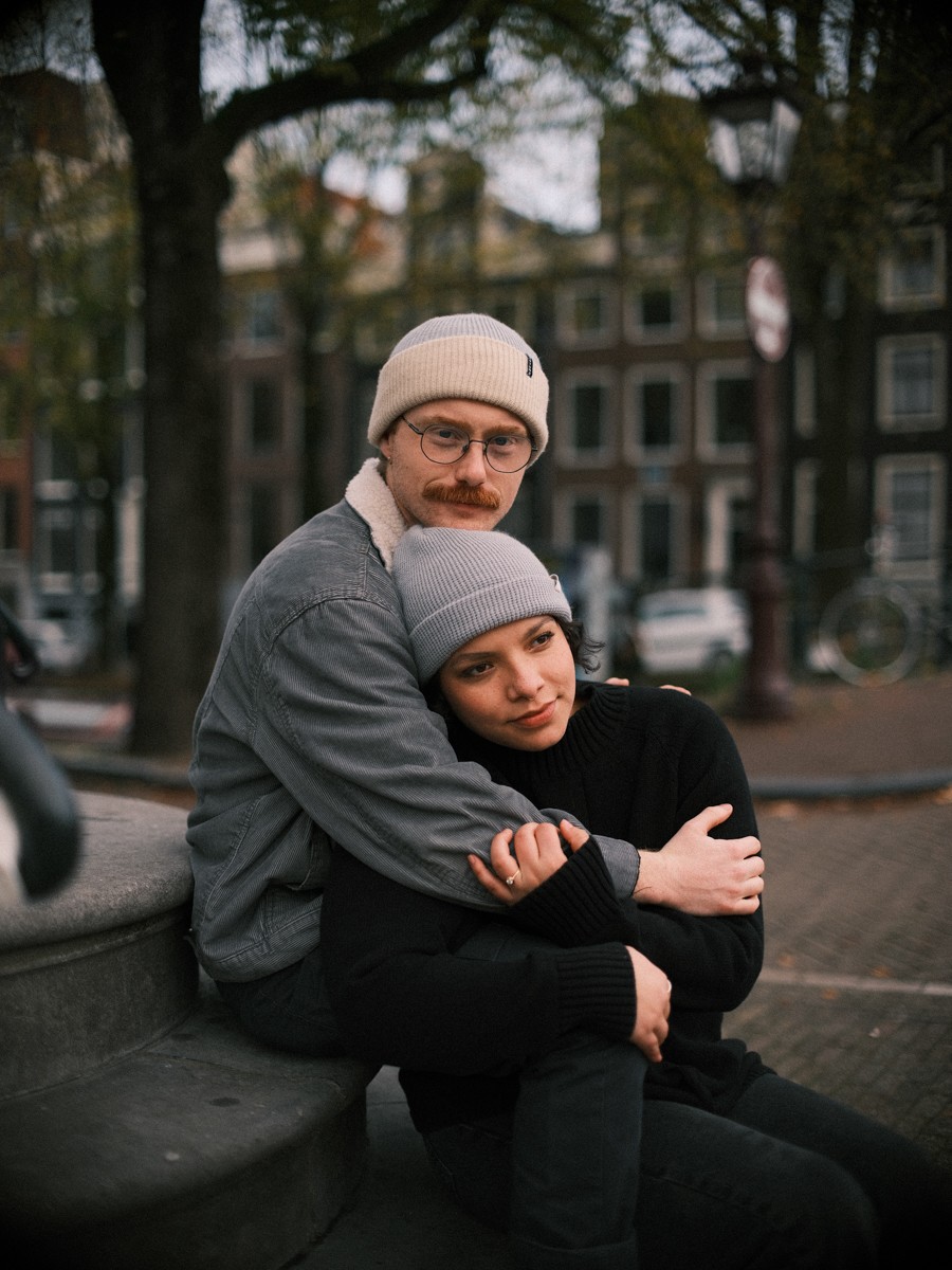 Cinematic Photography in Amsterdam for US Couples
