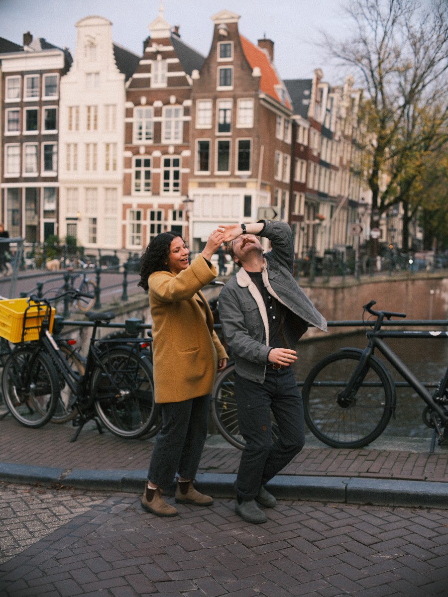 Unscripted Portraits of American Couples in Amsterdam