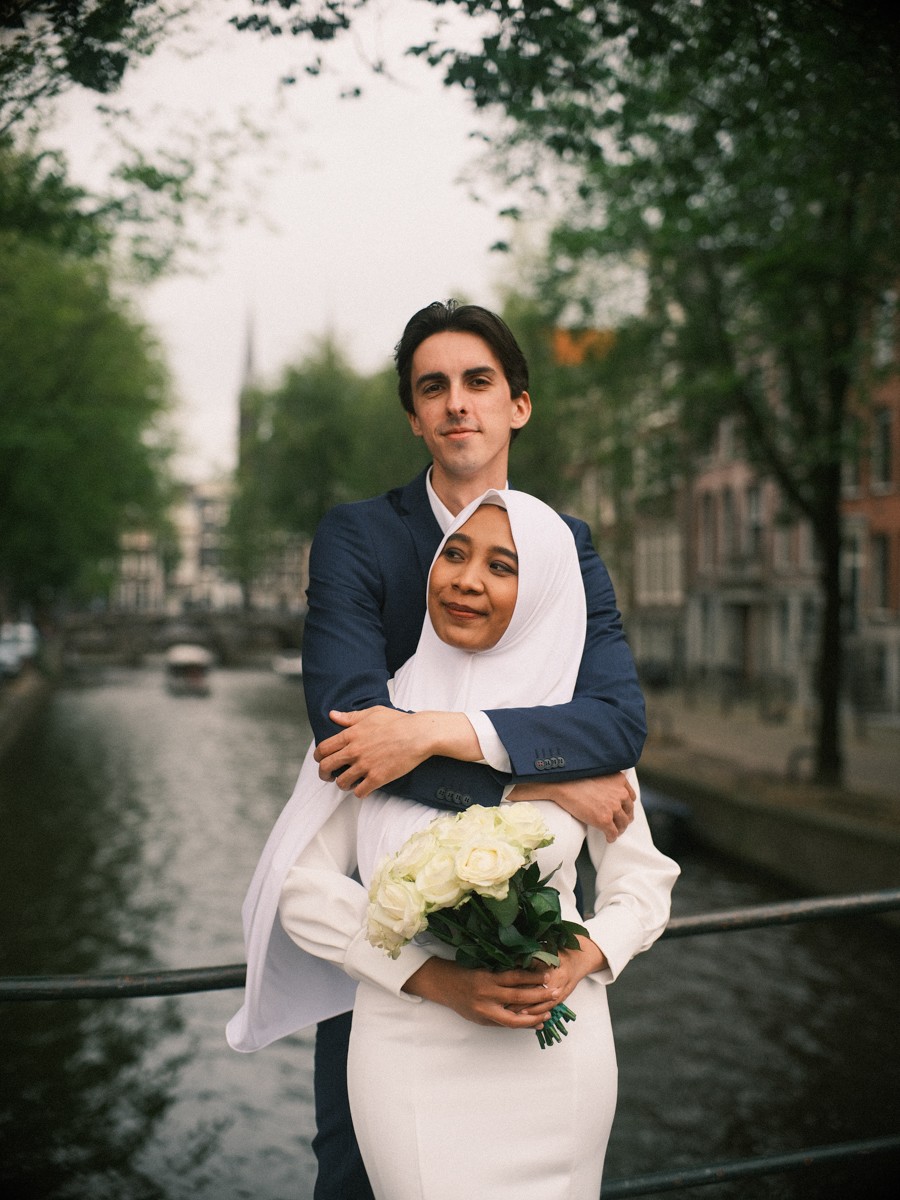 Cinematic Style Engagement Photos Amsterdam