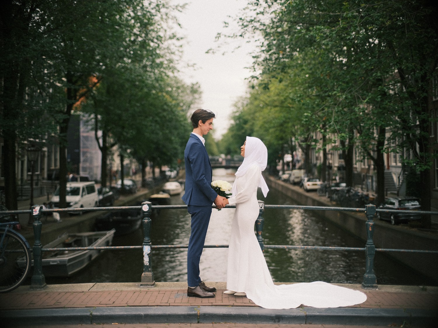 Portrait Session at the Canals in Amsterdam