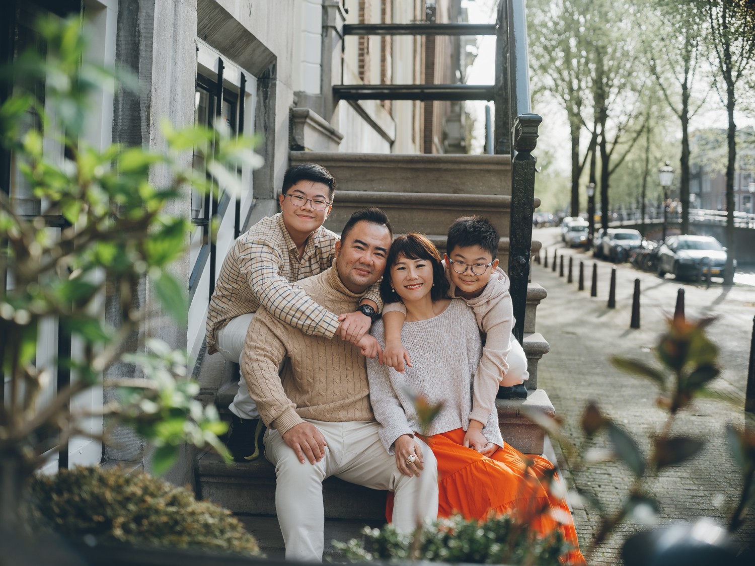 Unstaged Family Photographs in Amsterdam