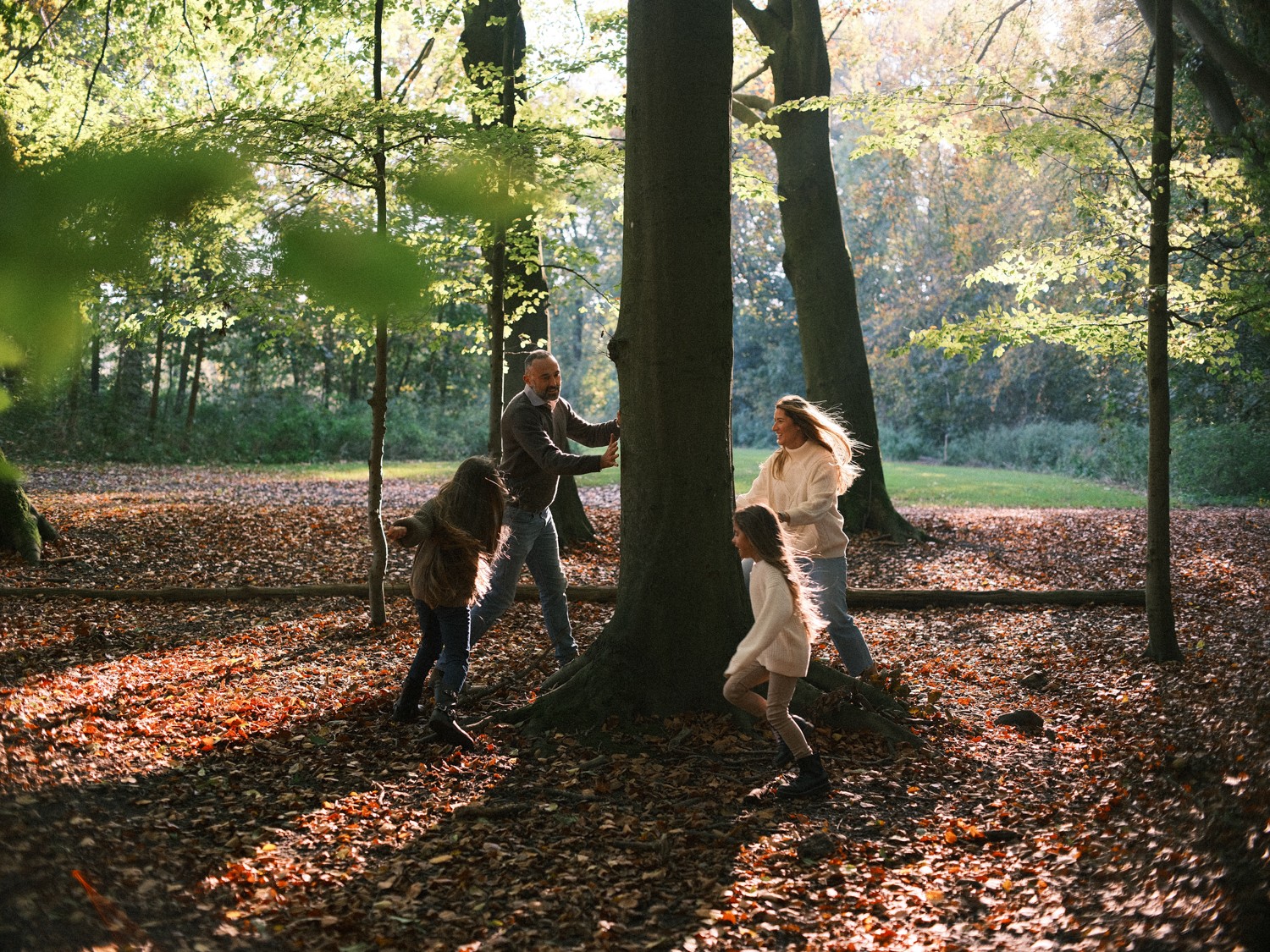 Outdoor Family Photoshoot in Amsterdamse Bos