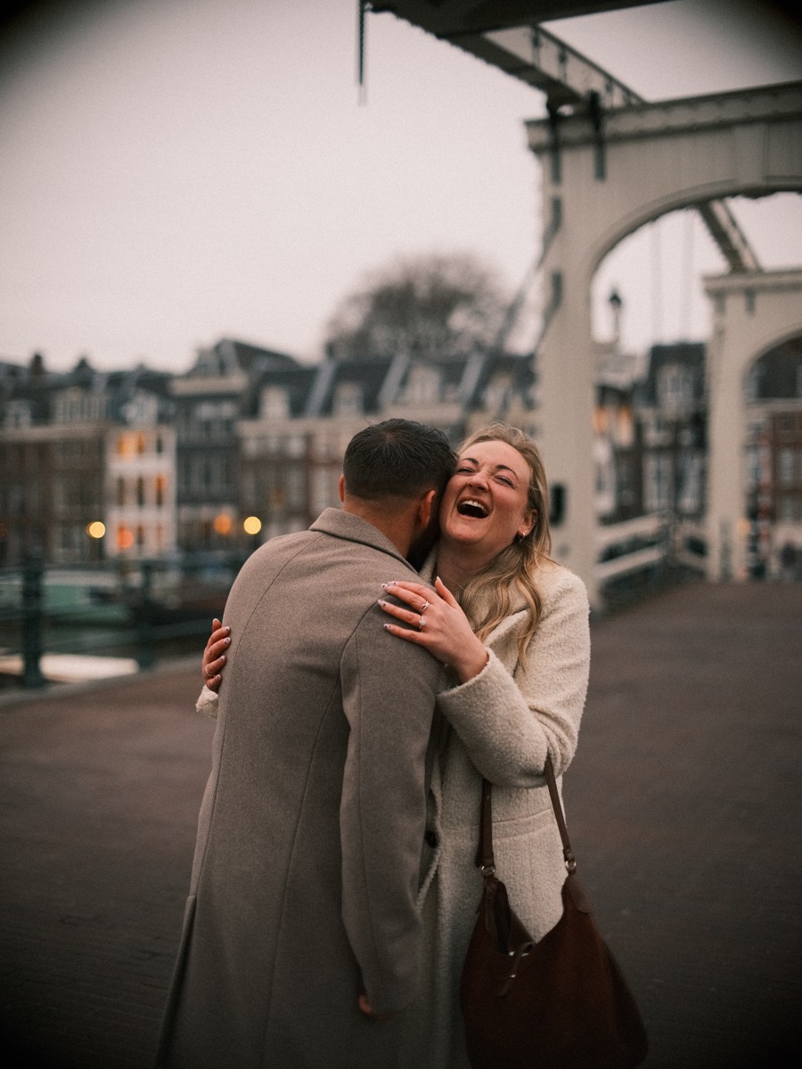 Skinny Bridge Engagement Photoshoot Amsterdam