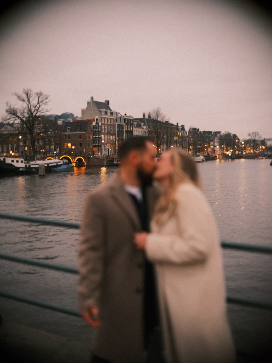 Skinny Bridge Surprise Proposal Amsterdam
