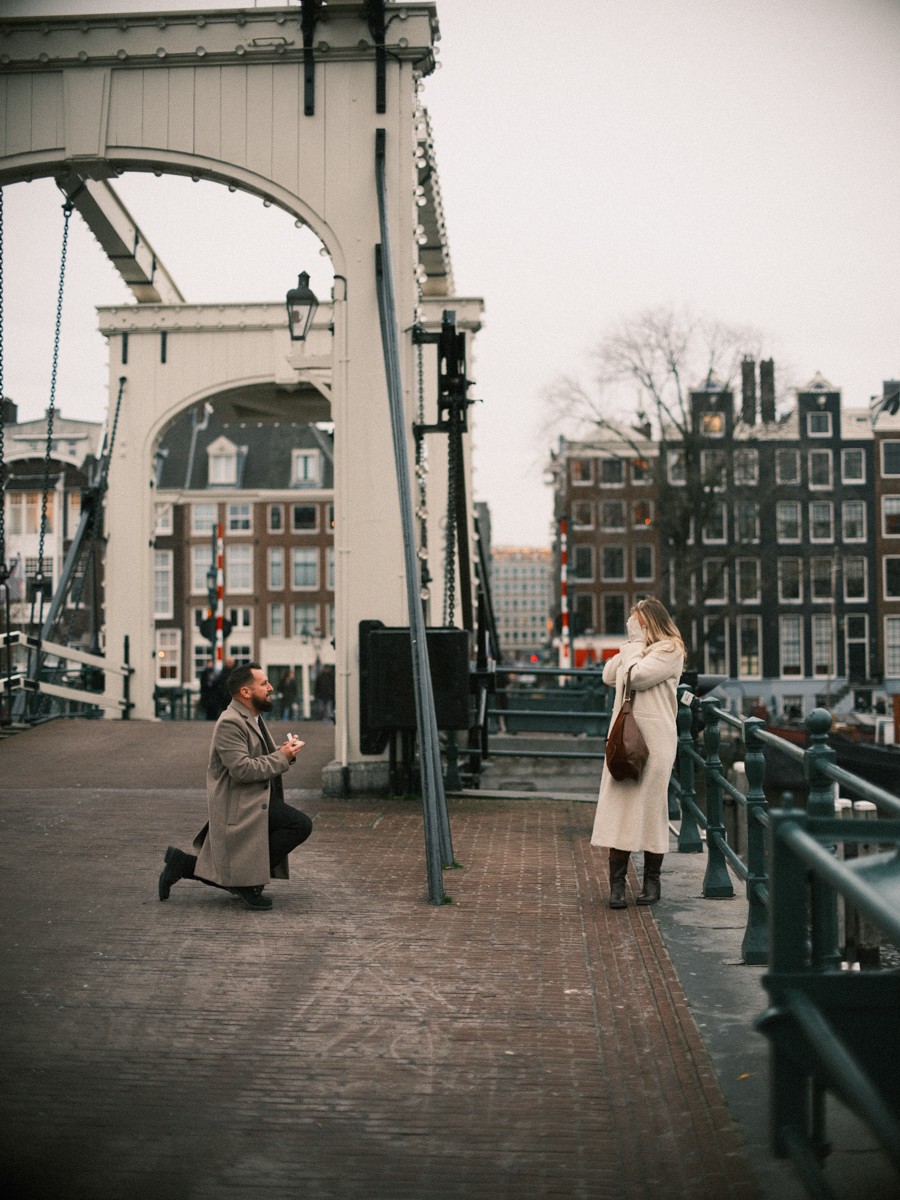 evening proposal photography amsterdam
