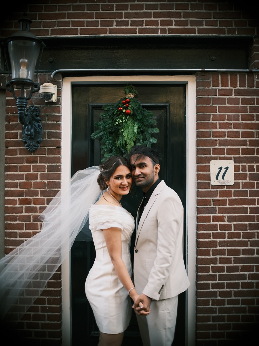 Cinematic Bride and Groom Wedding Photographs