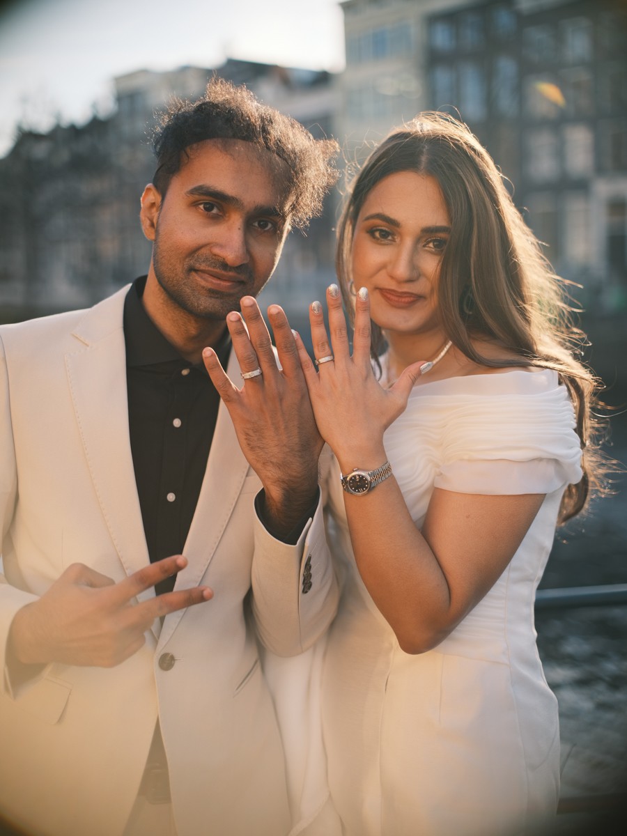 Professional Bride and Groom Photoshoot in Amsterdam