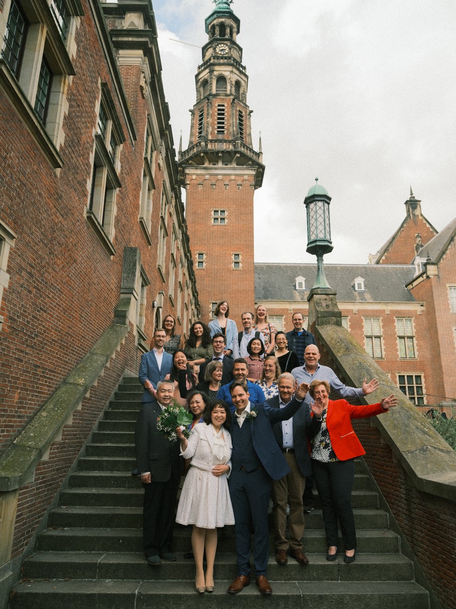 Spontaneous Wedding Photoshoot in Leiden
