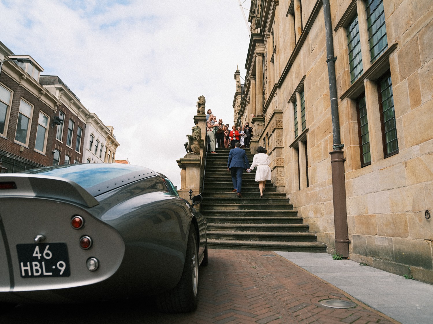 Outdoor Wedding Photographs in Leiden