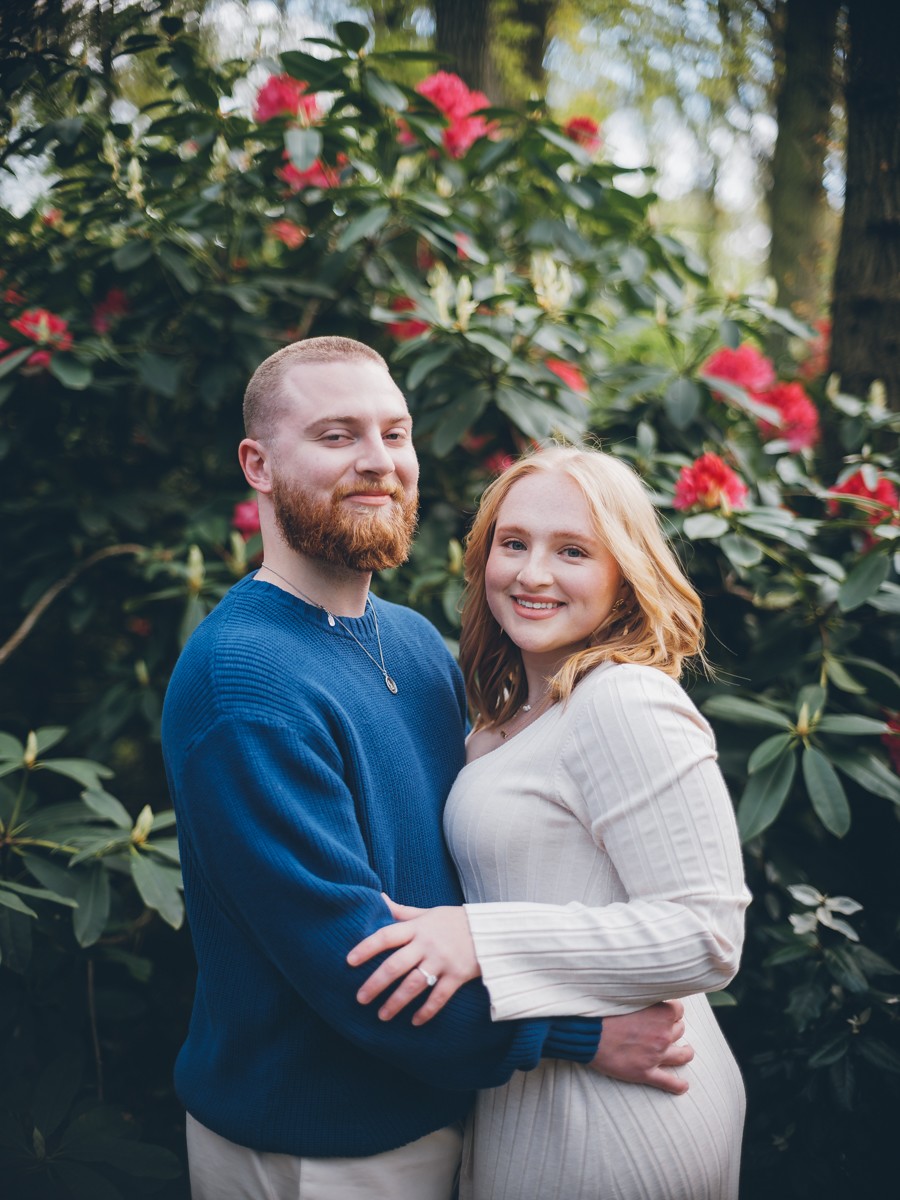 Natural Couple Photo Session in Dutch Tulip Fields