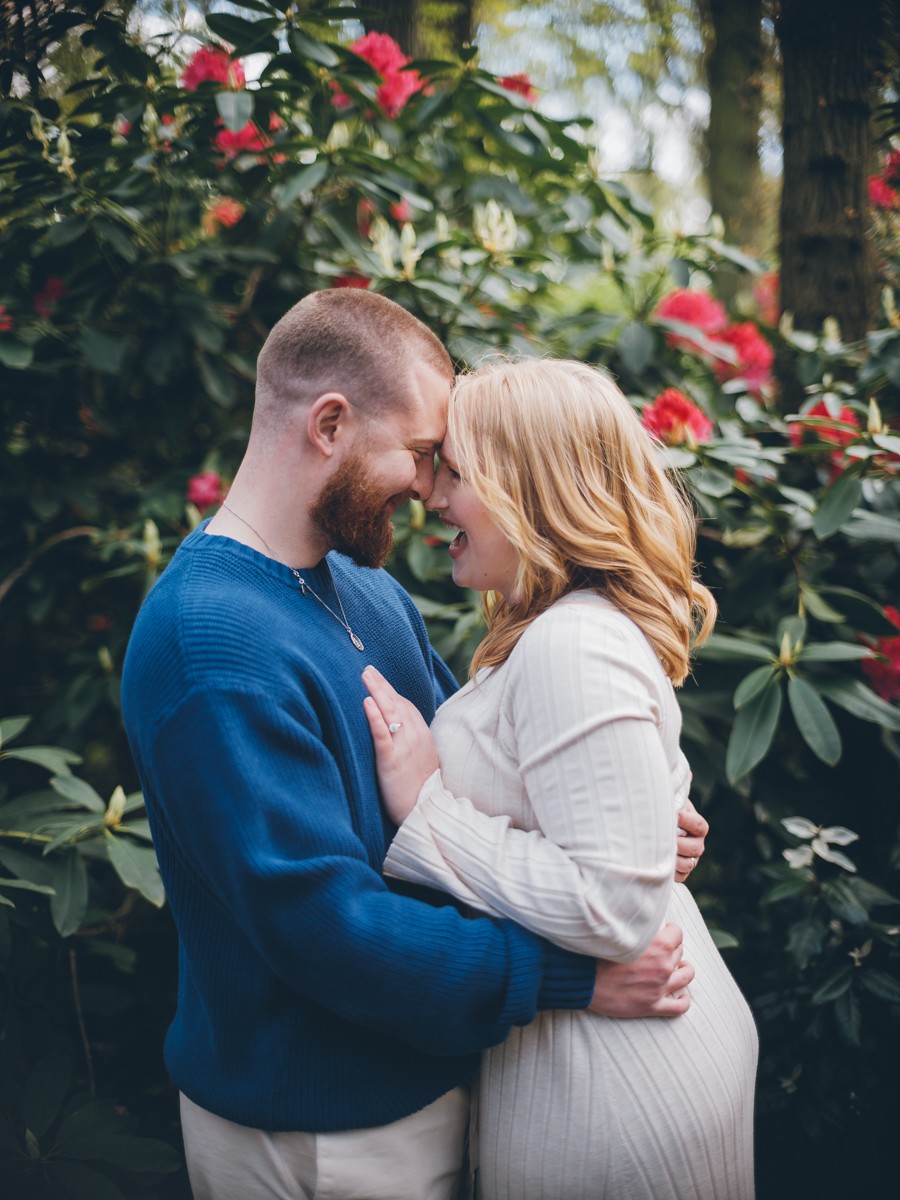 Atmospheric Couple Photoreportage in Tulip Fields